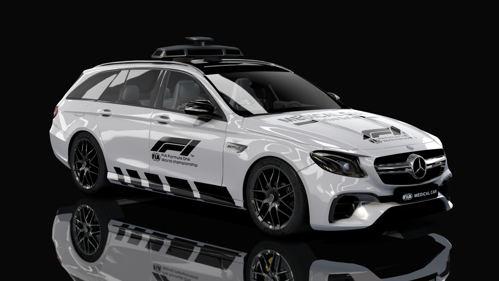 Mercedes-AMG E63S MedicalCar, skin Medical Car 2018