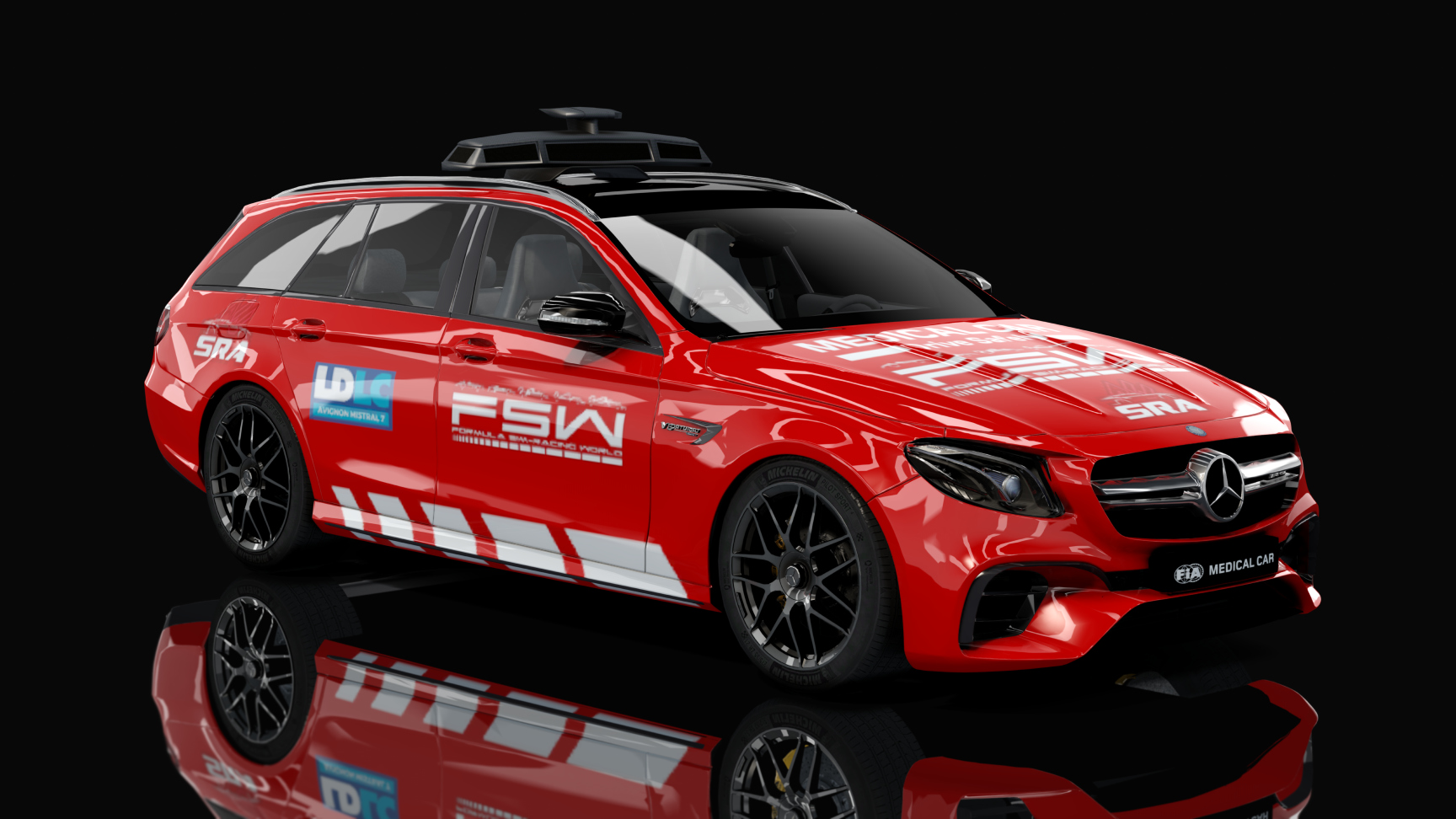 Mercedes-AMG E63S MedicalCar, skin Medical Car FSW