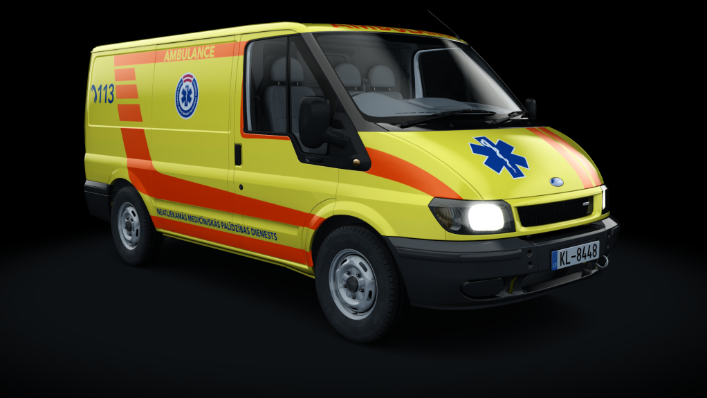 Ford Transit, skin Latvijas_NMPD